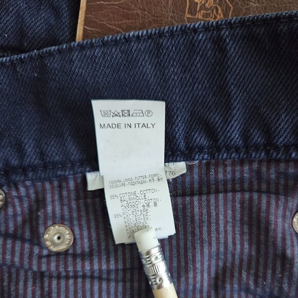 Brunello Cucinelli Men’s Slim Fit Five-Pocket Jeans – US 32 (IT 48), Dark Wash - Picture 14 of 15